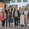 Bei einem kleinen Festakt im Landratsamt Landsberg wurden die Stillen Helden geehrt. Das Foto zeigt (von links) Gisela Fülsch, Waldemar Wallat, Ulrike Kölbl, Landrat Thomas Eichinger, Gerhard Heininger, Werner und Olga Tenschert, Brigitte Schlecht (Landratsamt) und Sparkassenchef Thomas Krautwald.