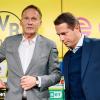 Lars Ricken (r) hat am 1. Mai die Nachfolge von Hans-Joachim Watzke als BVB-Sportchef angetreten.