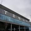 Die Produktion in der Tesla-Fabrik in Brandenburg steht am Dienstagmorgen still.