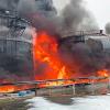 Feuer in Öllagern im russischen Klintsy im Januar diesen Jahres.