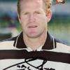 Eine Autogrammkarte von Erich Steer, langjähriger Spieler des SSV Ulm und später Manager. Heute ist er für das Catering im Stadion verantwortlich.
