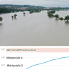 Bei Donauwörth ist das Hochwasser knapp unter der Grenze zum Jahrhunderthochwasser geblieben. 