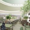 Ein Blick in die Zukunft: Der Foodcourt, der zentrale Essensbereich in der Neu-Ulmer Glacis-Galerie soll grüner werden.
