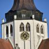 Der Glockenschlag aus dem Turm des Marienmünsters in Kaisheim ist weiterhin Tag und Nacht zu hören.