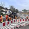 Die Arbeiten in der Lutzinger Straße in Höchstädt gehen weiter. 