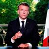 Parlamentswahlen am 30. Juni: Frankreichs Präsident Emmanuel Macron bei seiner TV-Ansprache an die Nation, in der er ankündigte, die Nationalversammlung aufzulösen. 