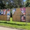 Nach der Europawahl sehen viele Tafeln mit Wahlplakaten im Landkreis Dillingen marode aus.