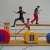 Springen, Balancieren, Klettern und ganz viel Spaß haben: Die Parkour-AG inklusive Ninja-Raum ist ein Highlight im Sportprogramm der Ludwig-Aurbacher-Mittelschule Türkheim.