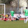 Der TSV Mindelheim (graue Trikots) hatte sich gegen den TV Bad Grönenbach (grün) mehr ausgerechnet. Doch nach einer 1:0-Führung gab der TSV die Partie aus der Hand und unterlag am Ende mit 1:3. 