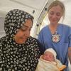 Sanad ist das erste Baby, das in der Klinik zur Welt gekommen ist. Das Feld-Hospital verfügt über eine Geburtsstation. 