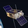 Die undatierte Visualisierung zeigt den Satelliten Sonate-2. Der Kleinsatellit hat Künstliche Intelligenz an Bord, die im Weltraum trainiert werden soll.