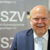 Valdo Lehari jr., Vorsitzender des Verband Südwestdeutscher Zeitungsverleger (VSZV), aufgenommen während eines Empfangs.
