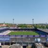 Luftbild einer Drohne vom Stadion an der Bremer Brücke in Osnabrück.