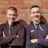 Liam Häußler (links) und Oliver Brüsselbach vom VfL Kaufering starteten bei der süddeutschen Meisterschaft.