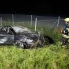 Beim Unfall zwischen Thalfingen und Burlafingen wurde ein 24-Jähriger schwer verletzt.
