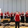 Der Männerchor Schwörsheim glänzte unter anderem mit internationalen Volksliefdern. 