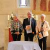 Die Jubelkonfirmanden in der evangelischen Ulrichs-Kirche in Pfuhl, (von links) die Salzmann-Geschwister Gabriele, Werner und Renate. 