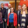Neuwahlen beim SPD-Unterbezirk Landsberg: (von links) Sunna Schwarz, Felix Büchner, Marcus Noack, Maria Deingruber, Albert Thurner und Carmen Wegge.