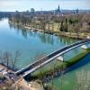 Nach einer mehrmonatigen Sanierung ist der Donausteg inzwischen wieder begehbar. Doch langfristig muss er ersetzt werden. 