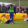 Der FC Pipinsried scheitert im  Fußball Toto-Pokal Halbfinale an den Würzburger Kickers.  Die Bilder vom Spiel.