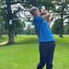 Perfekte Haltung: Der 15-jährige Philipp Kammermeier ist bereits seit knapp fünf Jahren ein leidenschaftlicher Golfspieler. Foto: Dirk Sing