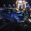 Ein schwerer Unfall ereignete sich am Montagabend auf der A96 bei Stetten.