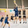 Die Volleyballer des SVS Türkheim (blaue Trikots) haben einen großen Schritt in Richtung Klassenerhalt in der Regionalliga gemacht.