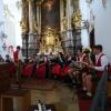 Die Baringer Blaskapelle, ein Garant für klangvolle und ausdrucksstarke Blasmusik ist beim Mariensingen im Baringer Münster fest im Programm verankert.