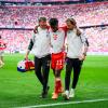 Bayerns Kingsley Coman musste im Spiel gegen Köln verletzt ausgewechselt werden.