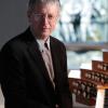 Prof. Wolfgang Seifen, Organist und Komponist in der St.-Matthias-Kirche in Berlin-Schöneberg, anlässlich der Aufführung der von ihm komponierten Tu-es-Petrus-Messe.