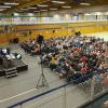 In Ulm-Wiblingen kam es zu einer zweiten Infoveranstaltung zur geplanten Unterbringung von 250 Flüchtlingen in Wohncontainern. Die Sporthalle am Tannenplatz war gut gefüllt.