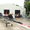 Am Sonntag wurde die neue Bootshalle des Ulmer Ruderclubs "Donau" in der 
Friedrichsau feierlich eingeweiht.