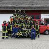 Die heutige Mannschaft der Feuerwehr Billenhausen. Feuerwehr, Schützenverein und Sportverein feiern am 15. und 16. Juni ihr Jubiläum.