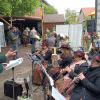 Kesselfleisch und Musik locken knapp 100 Besucher zum Dorffest der Rotter Reservisten