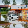 Im V-Markt in Weißenhorn stand das Wasser bis zu 20 Zentimeter hoch.