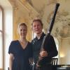 Pianistin Olivia Friemel-Hurley und Fagottist Antoine Pecqueur gaben auf Schloss Leitheim ein Konzert.