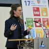 Prinzessin Sophie von Bayern berichtet im Landratsamt Landsberg über die UN-Nachhaltigkeitsziele.