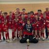 Die U17-Mannschaft der Red Hocks Kaufering ist Meister in der Floorball-Regionalliga Süd.