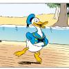 1934 sah Donald Duck noch etwas anders aus. Dieses Panel erschien in einem Comic, der infolge und auf Grundlage des Films "The Wise Little Hen" entstand. Er ist im "Donald Duck 90 Magazin" abgebildet.