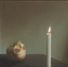 "Schädel mit Kerze", Gerhard Richters Gemälde von 1983, zählt zu den Zugpferden der Richter-Präsentation im Neuen Museum Nürnberg.