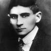 Derzeit häufig in Prager Schaufenstern ausgestellt. Das berühmte Kafka-Porträt