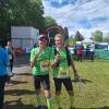 Hans Niederhuber (links) und Bernhard Satzenhofer kurz nach dem Zieleinlauf.