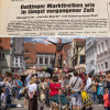 Alt und neu im Vergleich: Anfangs fand der Historische Markt in Oettingen nur auf dem Marktplatz statt – heute erstreckt sich das Fest über weitere Teile der Innenstadt.