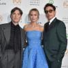 Cillian Murphy (v.l.), Emily Blunt und Robert Downey Jr. bei der 35. Verleihung der Producers Guild Awards.