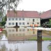 Dieses Anwesen in Glött wurde ebenfalls geflutet. 