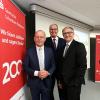 Sie stellten die Zahlen der Sparkasse Schwaben-Bodensee für 2024 bei der Bilanzpressekonferenz vor (von links): Thomas Munding, Harald Post und Wolfgang Zettel.