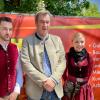 Zum politischen Frühschoppen am Muttertag kam Markus Söder ins Festzelt nach Wasserburg. Selfies mit dem Ministerpräsidenten waren heiß begehrt.