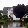 Als das Hochwasser Nordendorf erreichte, wurde Familie Weglehner evakuiert.