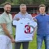  Der "neue TSV Landsberg" stellt sich vor (von links); Marko Braovac (Sportdirektor), Trainer Bernd Kunze, Co-Trainer Pascal Leyer.