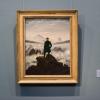 Fernweh? Wanderlust" "Der Wanderer über dem Nebelmeer" von Caspar David Friedrich in der Kunsthalle.